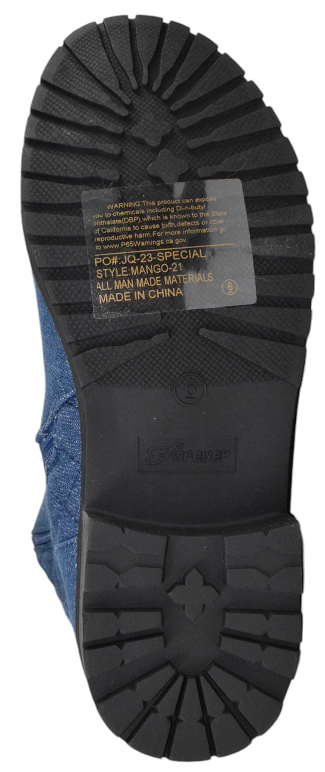 MANGO-21 Blue Denim Forever