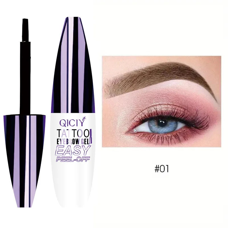 Dyeing Eye Brow Tattoo Tint Peel Off Eyebrow Eyeliner Freckles Dye Cream Waterproof Eyebrow Enhancer Gel Make Up Cosmetic Tool