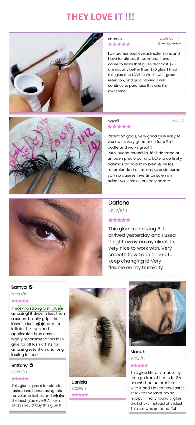 Veyes Inc 5ml Eyelash Extensions Glue Veyelash 1 Second Fast Drying Clear Lash Adhesive 4-6 Weeks Retention Volume Makeup Tool