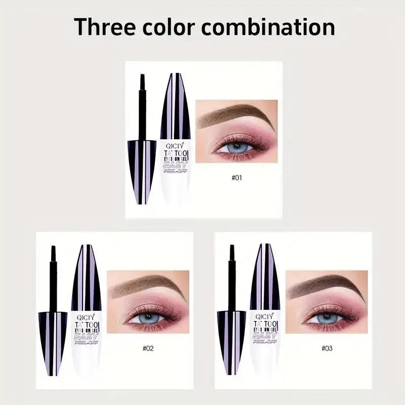 Dyeing Eye Brow Tattoo Tint Peel Off Eyebrow Eyeliner Freckles Dye Cream Waterproof Eyebrow Enhancer Gel Make Up Cosmetic Tool