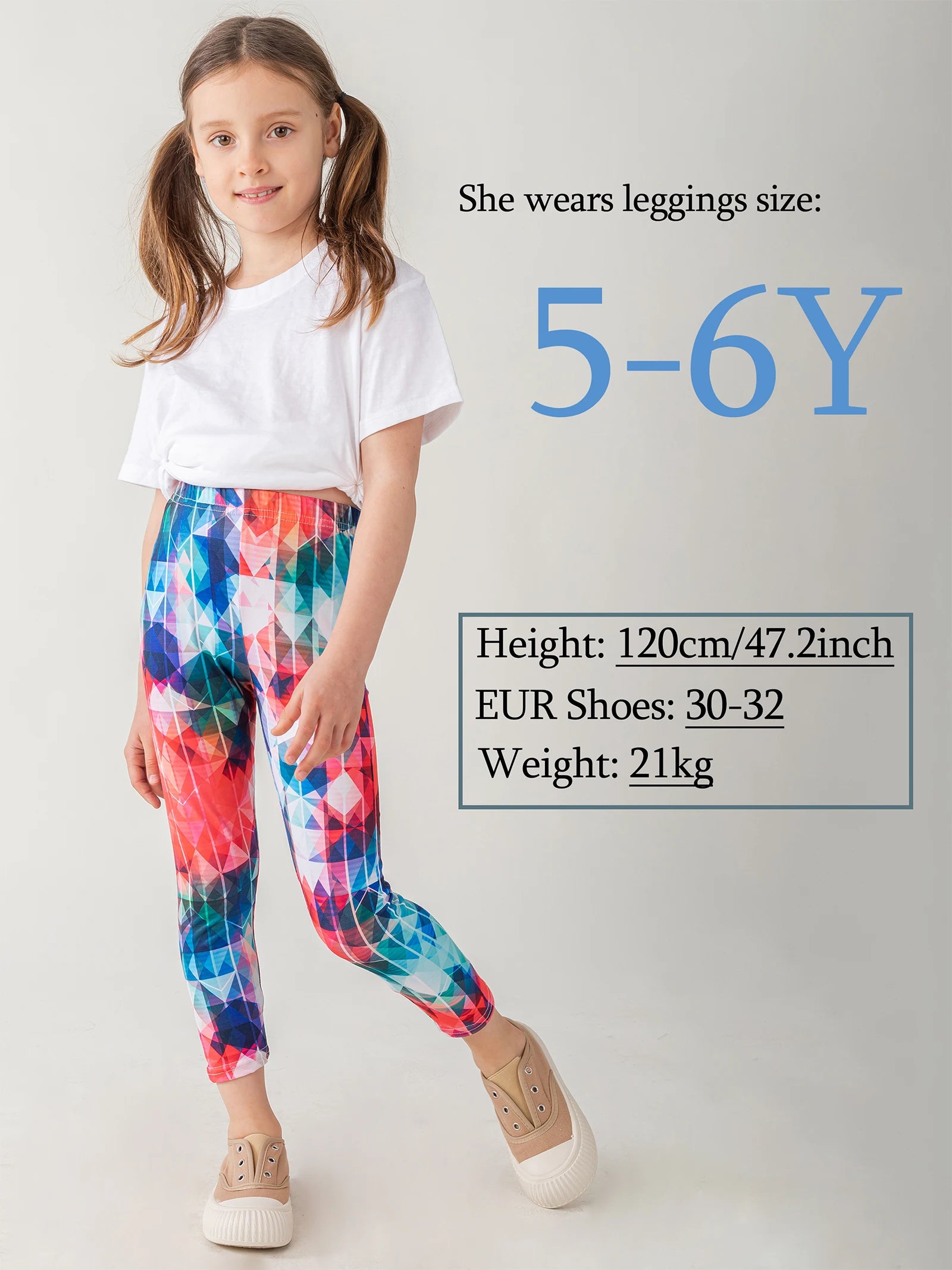 Random 6pcs Girls Stretchy Tight Pants Mix Designs Fashionable Children Flowers Prints Leggings New Year School Clothing Legging