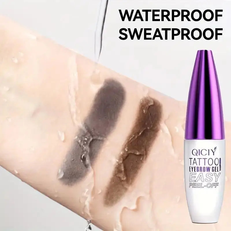 Dyeing Eye Brow Tattoo Tint Peel Off Eyebrow Eyeliner Freckles Dye Cream Waterproof Eyebrow Enhancer Gel Make Up Cosmetic Tool