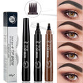 Four-Pronged Waterproof Eyebrow Pencil with box
