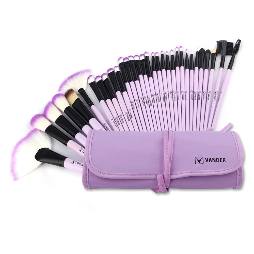 VANDER LIFE Makeup Brushes Set 32 Pcs Professional Foundation  Powder Contour Eyeshadow Blending Make up Brush Multiple Colour