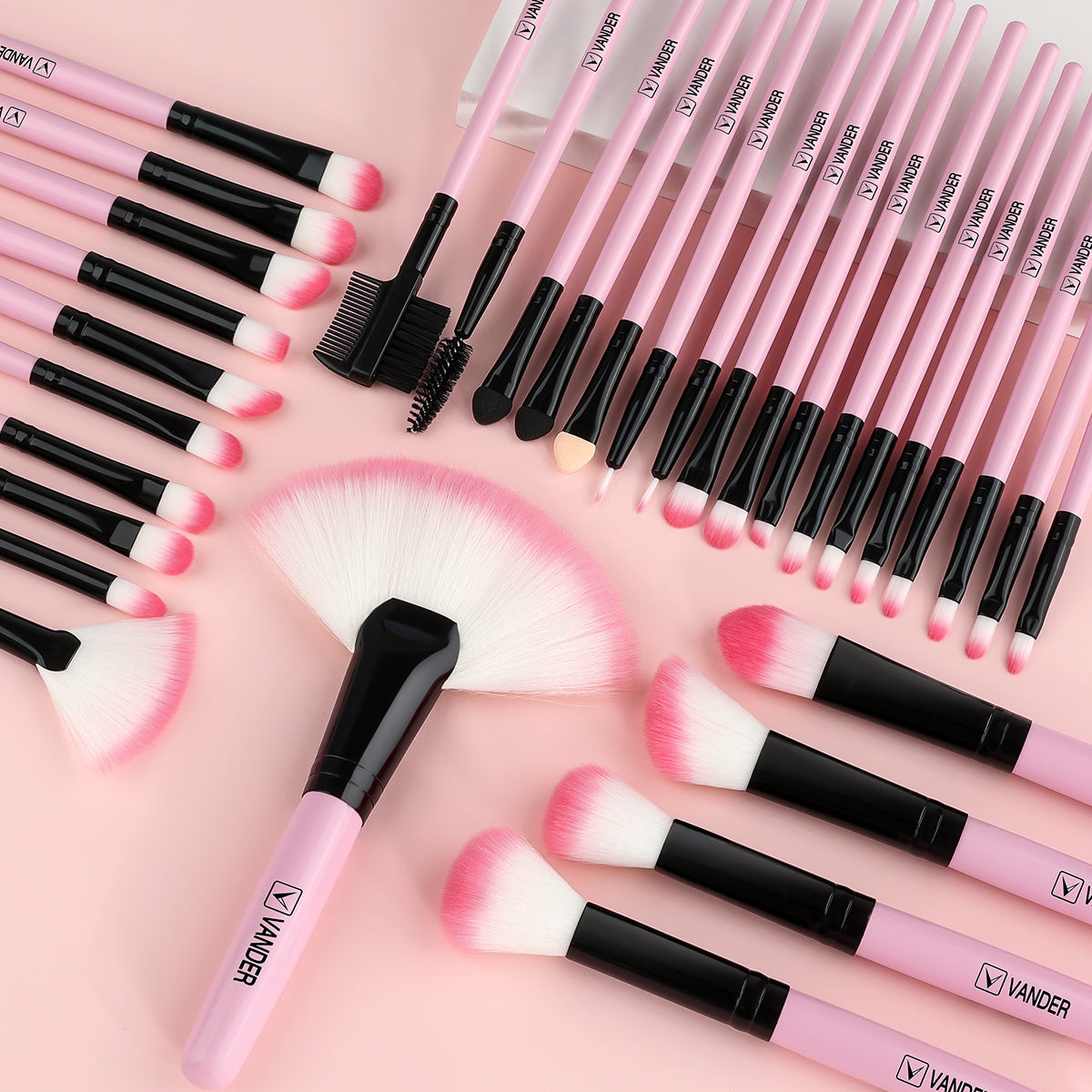 VANDER LIFE Makeup Brushes Set 32 Pcs Professional Foundation  Powder Contour Eyeshadow Blending Make up Brush Multiple Colour