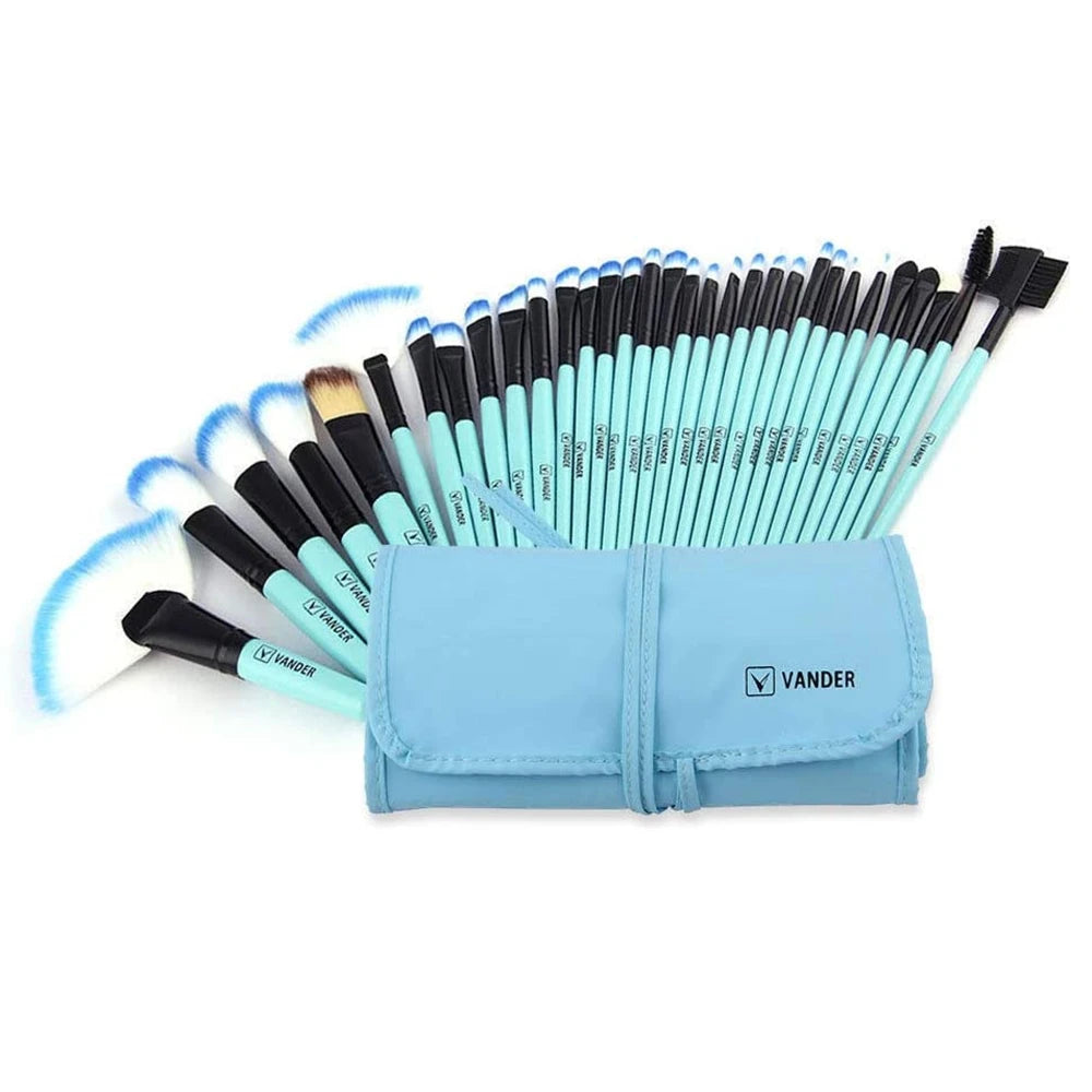 VANDER LIFE Makeup Brushes Set 32 Pcs Professional Foundation  Powder Contour Eyeshadow Blending Make up Brush Multiple Colour