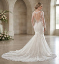 Skyler Long Sleeves Closed Back Mermaid Gown