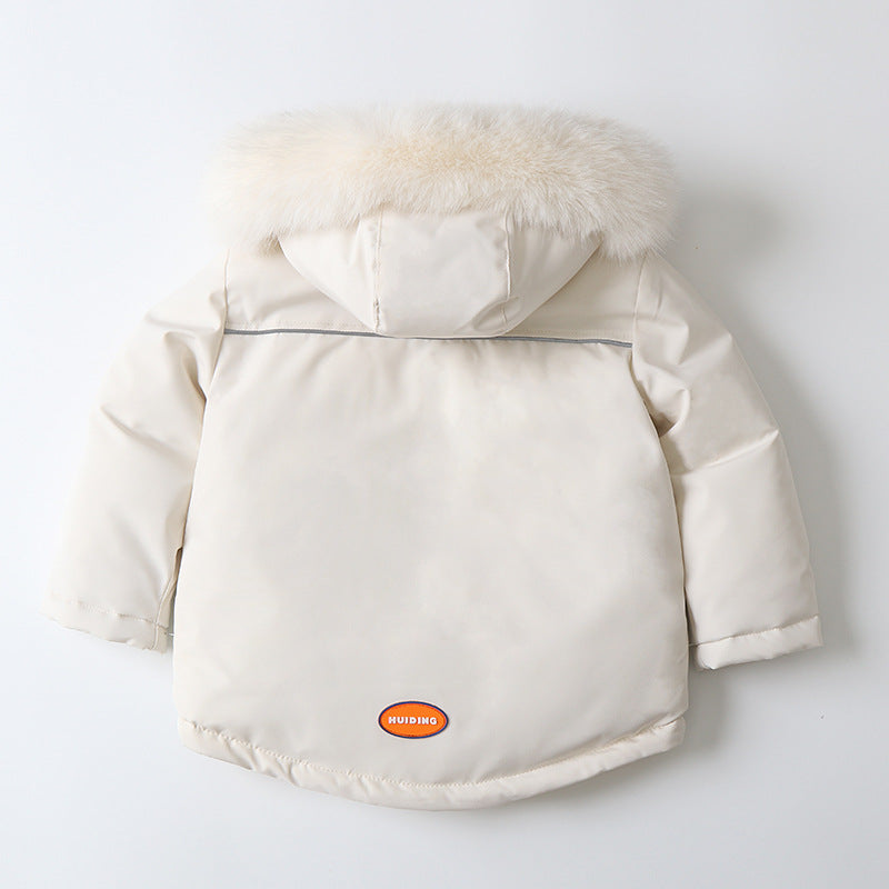 Children's Ski Suit Windproof And Waterproof Down Jacket And Pants Snow Coat Overalls Children Down Pants Parkas Soft Warm Sets
