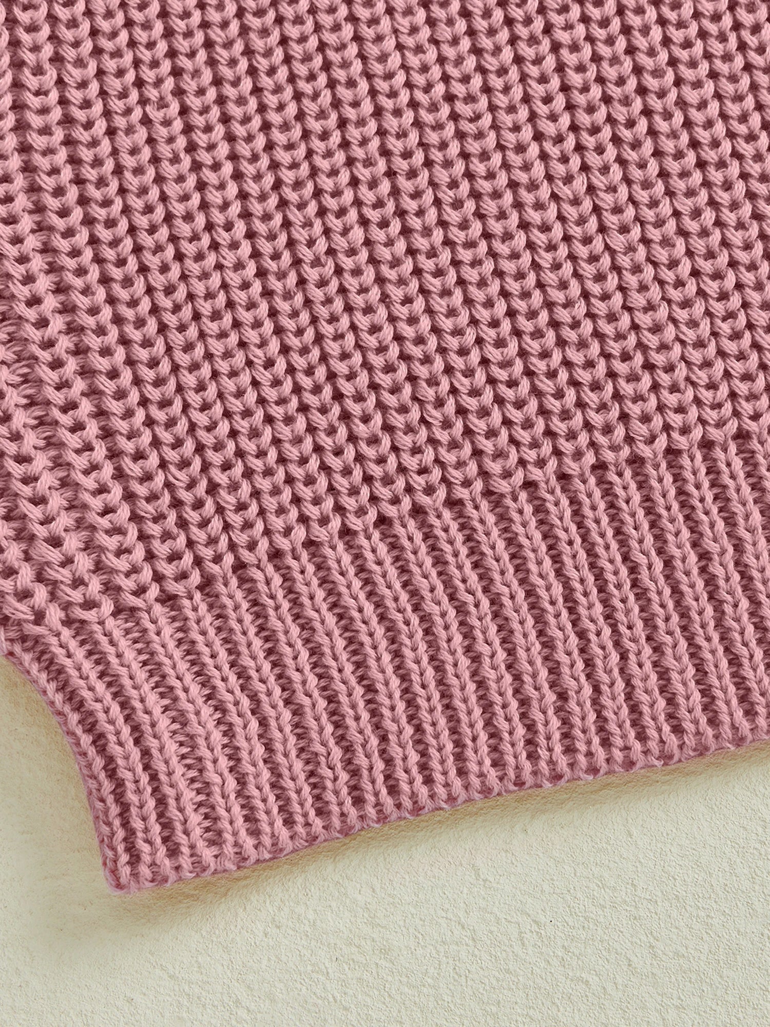 2025-05-08 Lioraitiin Toddler Baby Boys Girls Knit Sweaters Long Sleeve Round Neck Solid Color Pullover Fall Tops