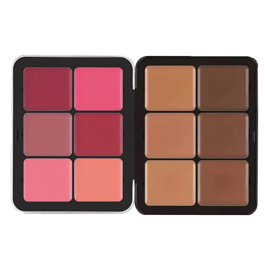 12 Color concealer Palette Matte Phosphor Outline Makeup Palette Cream foundation make-up Makeup Face Repair