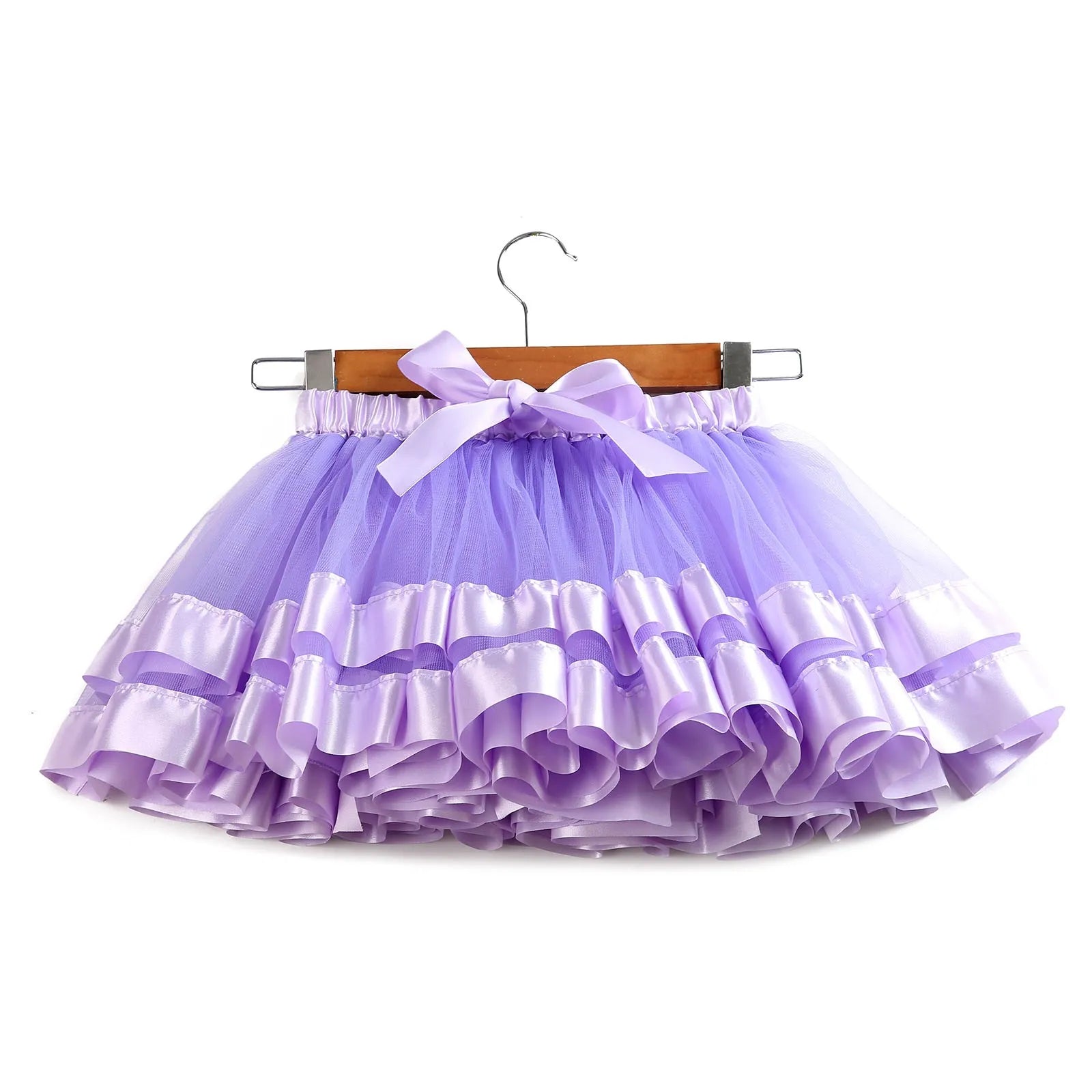 Pageant Dresses for Toddler Girls Children's Colorful Skirt Lined Skirt Mesh Half Bodycon Solid 9 Years Girl Dress