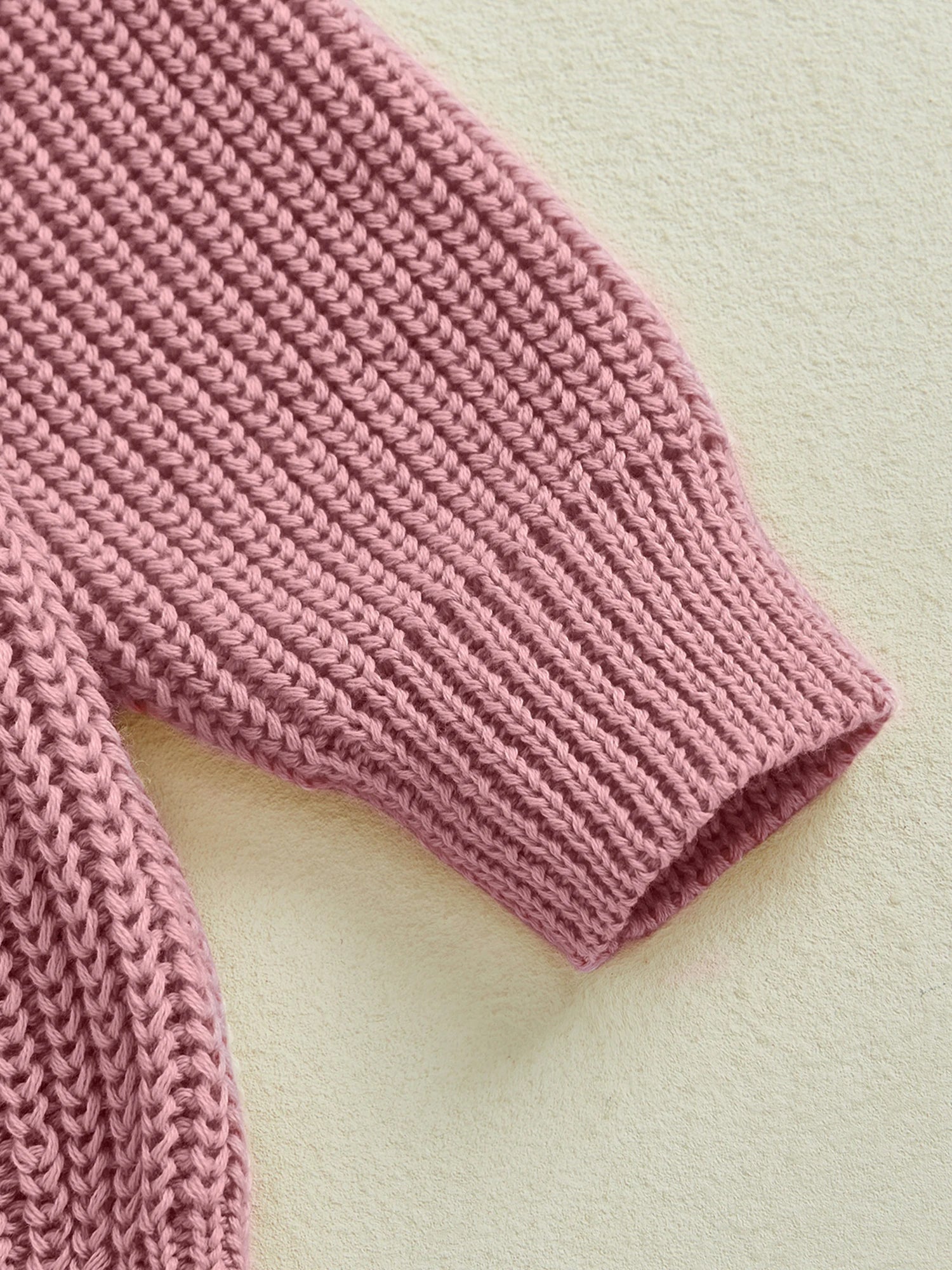 2025-05-08 Lioraitiin Toddler Baby Boys Girls Knit Sweaters Long Sleeve Round Neck Solid Color Pullover Fall Tops