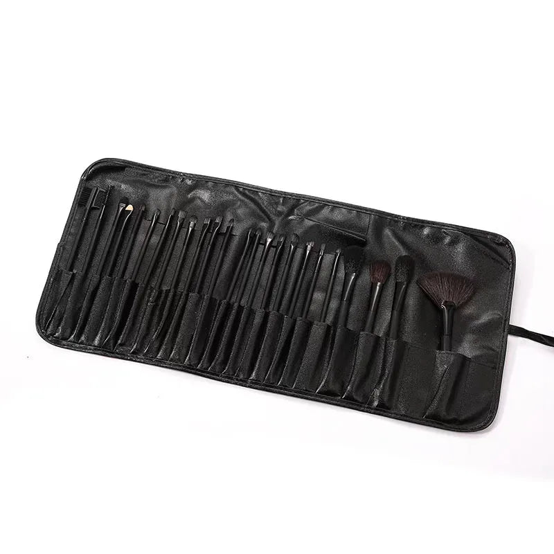 Free Gift Bag and Sponge for 24 pcs Makeup Brush Sets Cosmetics Brushes Eyebrow Powder Foundation Shadows Make Up Tools