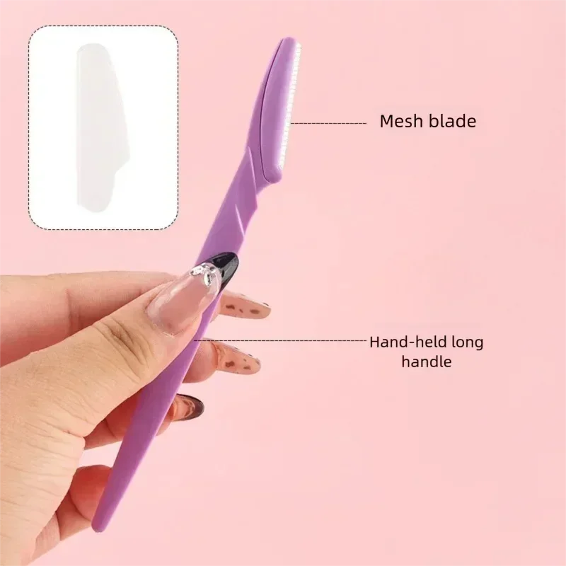 3pcs Eyebrow Trimmer Makeup Tools Safe Eye Brow Razor Face Body Hair Removal Shaver Blades Woman Eyelash Eyebrows Shaping Knife