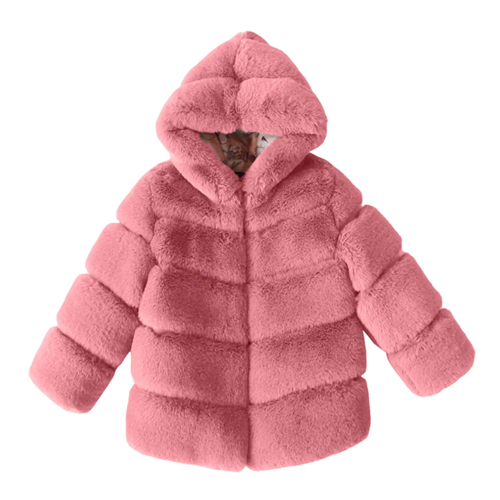 Ski Coat Kids Toddler Girls Jacket Fall Fashionable Winter Toddler Infant Kids Fleece Soild Jackets Warm Hooded Girls 5 T Coat