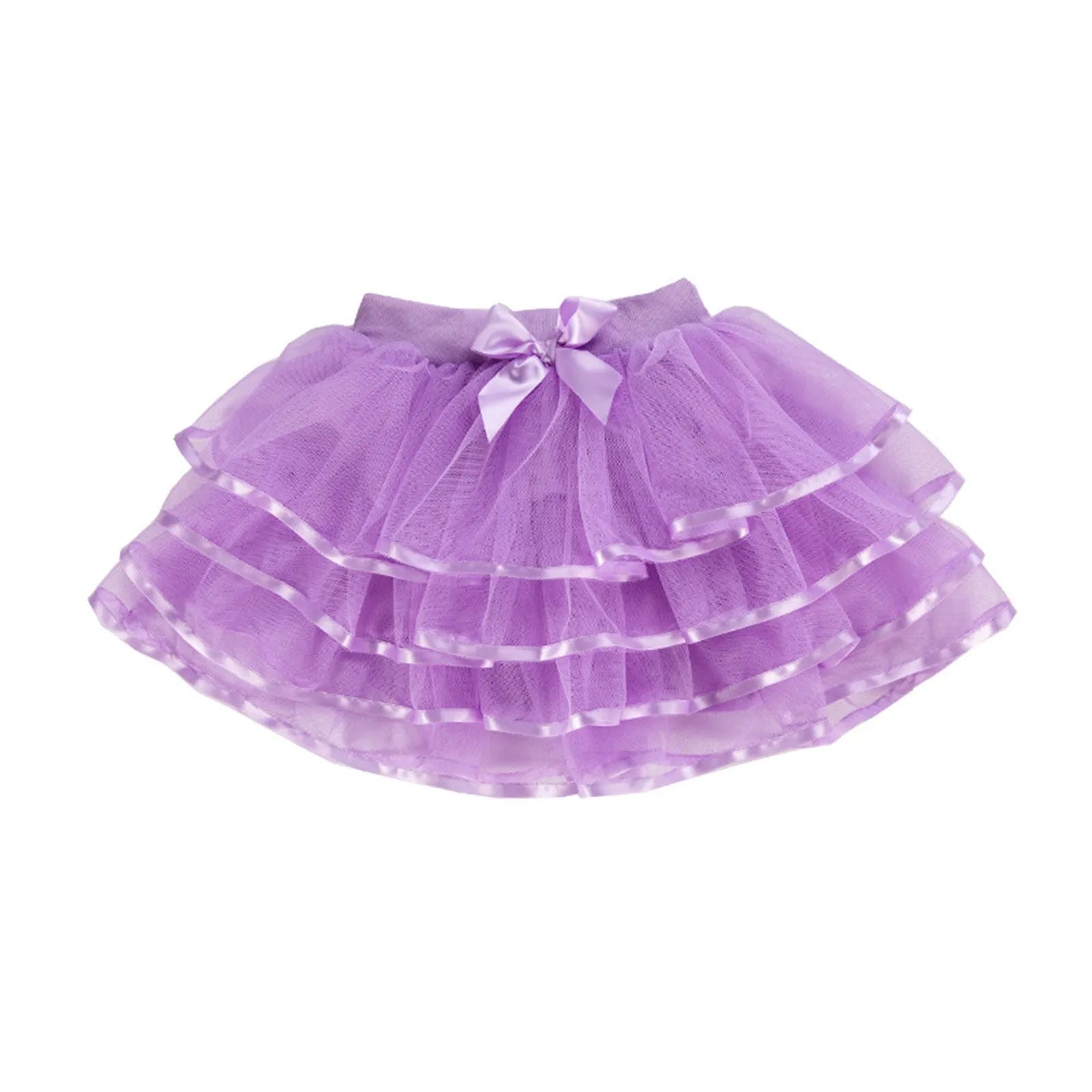 Princess Pretend Slippers Toddler Kids Solid Tulle Tutu Tiered Skirt Party Skirt Layered Skirt For Little Layer Skirt For Girls