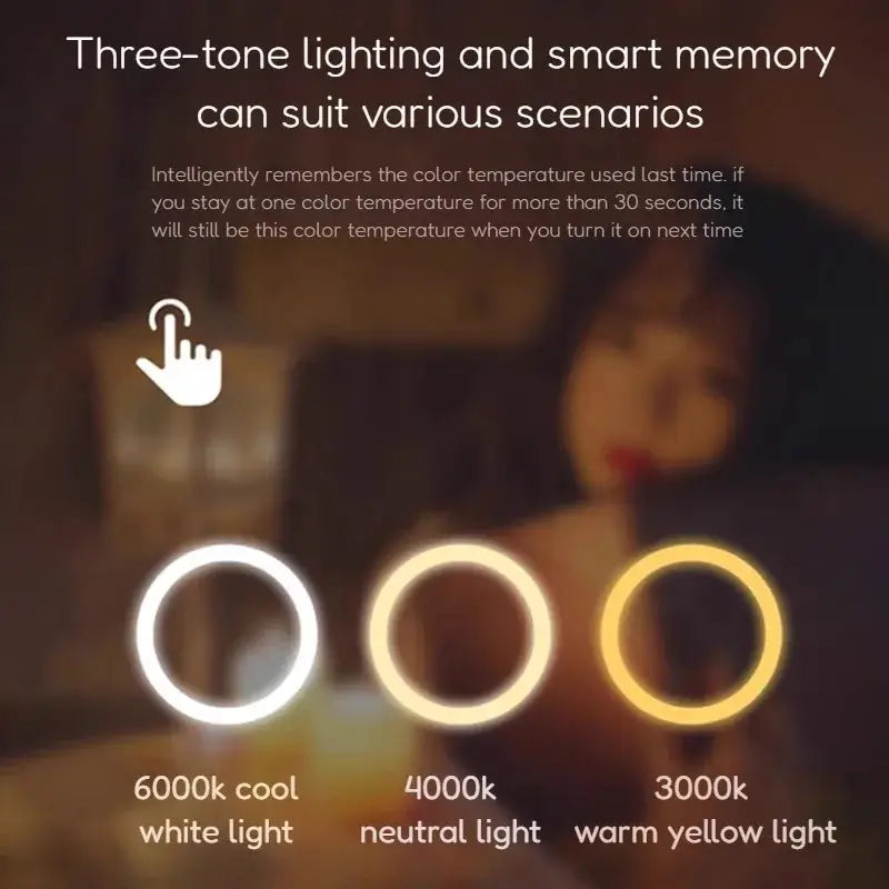 LED Touch-Control Vanity Makeup Mirror lens quality