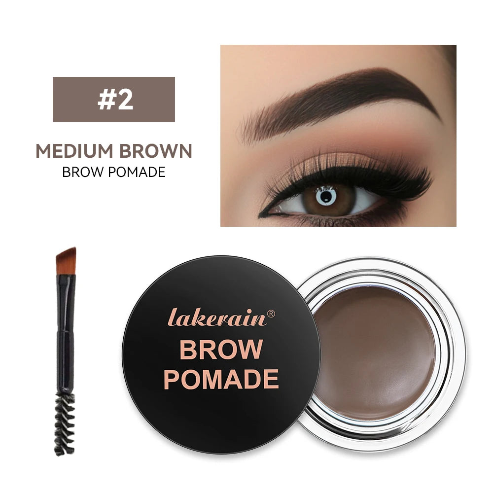 Waterproof Eyebrow Pomade - Medium Brown