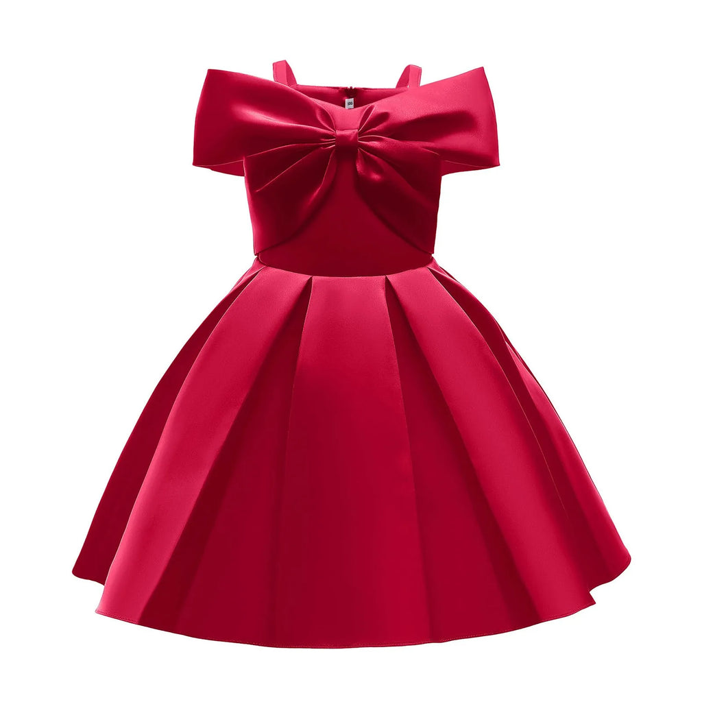 Frilly Girl Dresses Girls' Spring And Summer Festival Dresses Fashionable Versatile Children's Dresses Floral Dress Girls 3