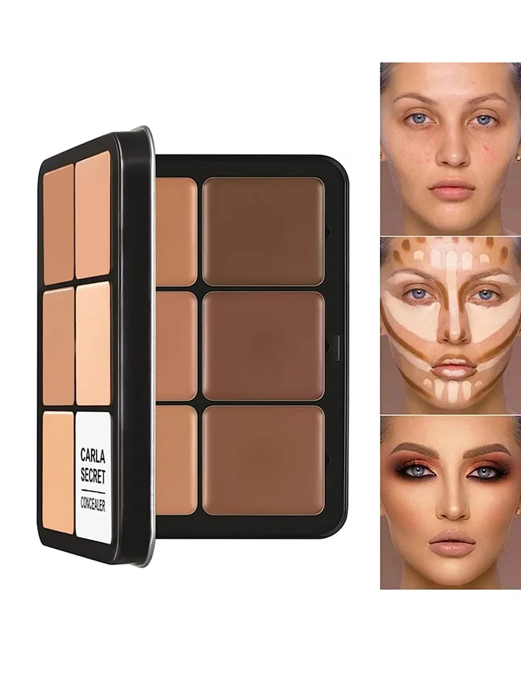12 Color concealer Palette Matte Phosphor Outline Makeup Palette Cream foundation make-up Makeup Face Repair