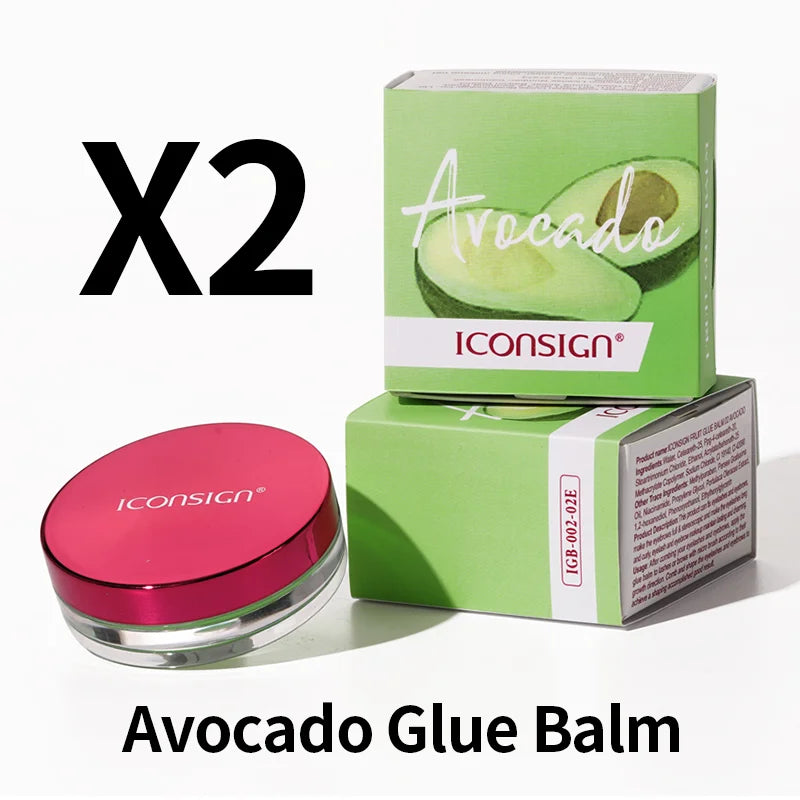 8g Eyelash Enhancement Glue balm Fruit Flavor Eyebrow Setting Long Lasting Glue Lash Lifting 10s Dry Waterproof Eye Make Up Tool
