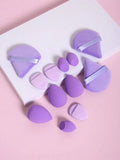 12-Piece Makeup Sponge and Puff Variety Set - full kit