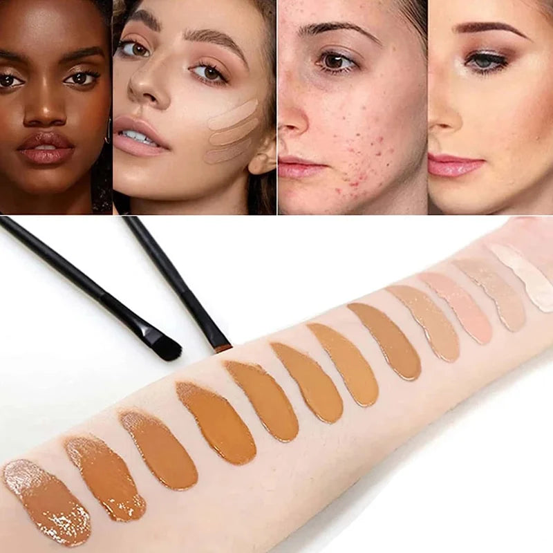 12 Color concealer Palette Matte Phosphor Outline Makeup Palette Cream foundation make-up Makeup Face Repair