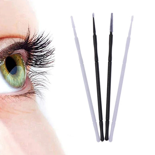 100Pcs Disposable Micro Brush Applicator For Eyelash Extension Mascara Household Salon Makeup Supply