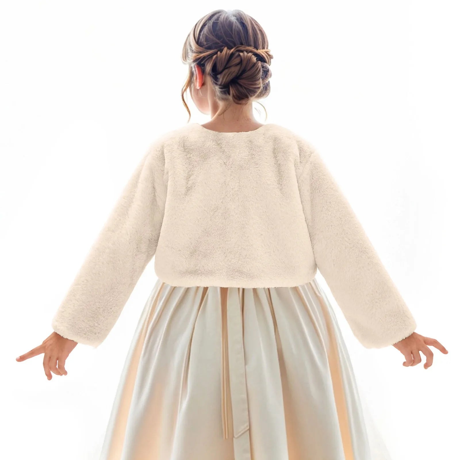 Coat of Many Colors Jacket Kids Girls Jacket Coat Toddler Kids Dressy Cardigan Fleece Fuzzy Bolero Sh Rug Long Coat Hooded Girls