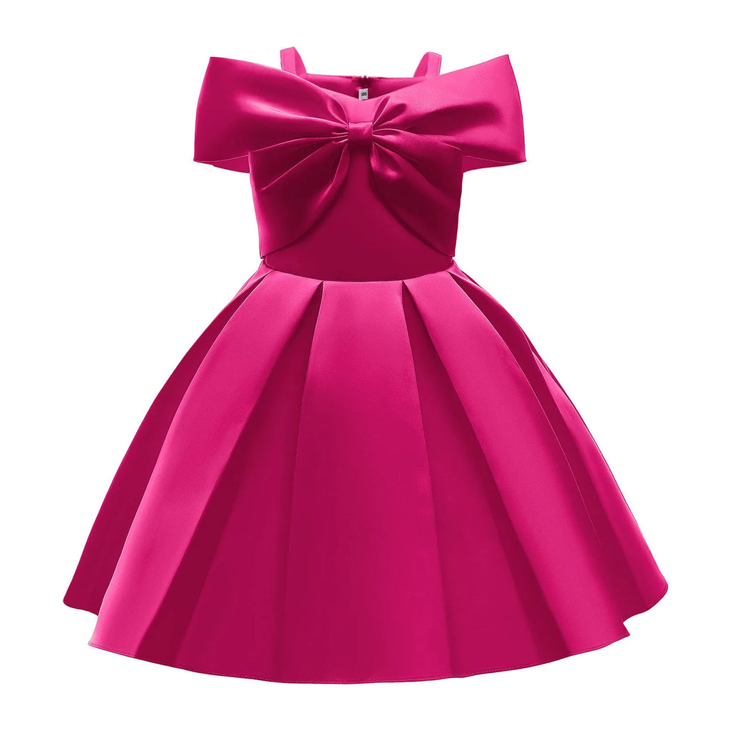 Frilly Girl Dresses Girls' Spring And Summer Festival Dresses Fashionable Versatile Children's Dresses Floral Dress Girls 3