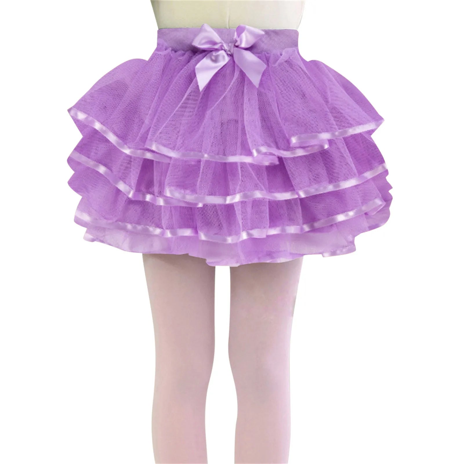 Princess Pretend Slippers Toddler Kids Solid Tulle Tutu Tiered Skirt Party Skirt Layered Skirt For Little Layer Skirt For Girls