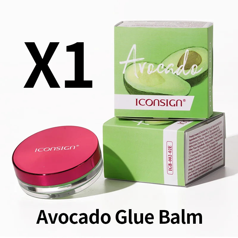 8g Eyelash Enhancement Glue balm Fruit Flavor Eyebrow Setting Long Lasting Glue Lash Lifting 10s Dry Waterproof Eye Make Up Tool