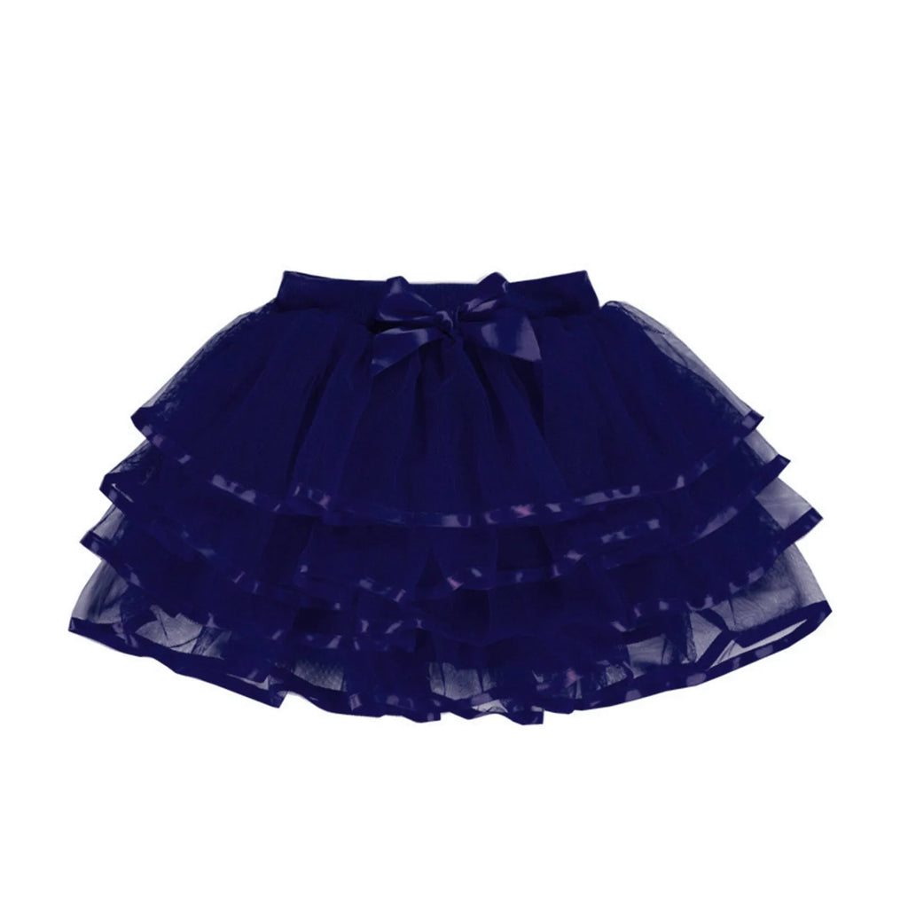 Princess Pretend Slippers Toddler Kids Solid Tulle Tutu Tiered Skirt Party Skirt Layered Skirt For Little Layer Skirt For Girls