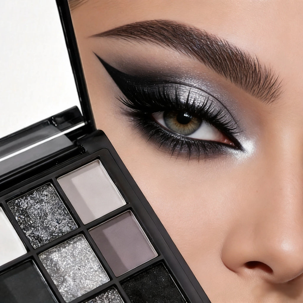 9-Shade Smoky Eyeshadow Palette with brush