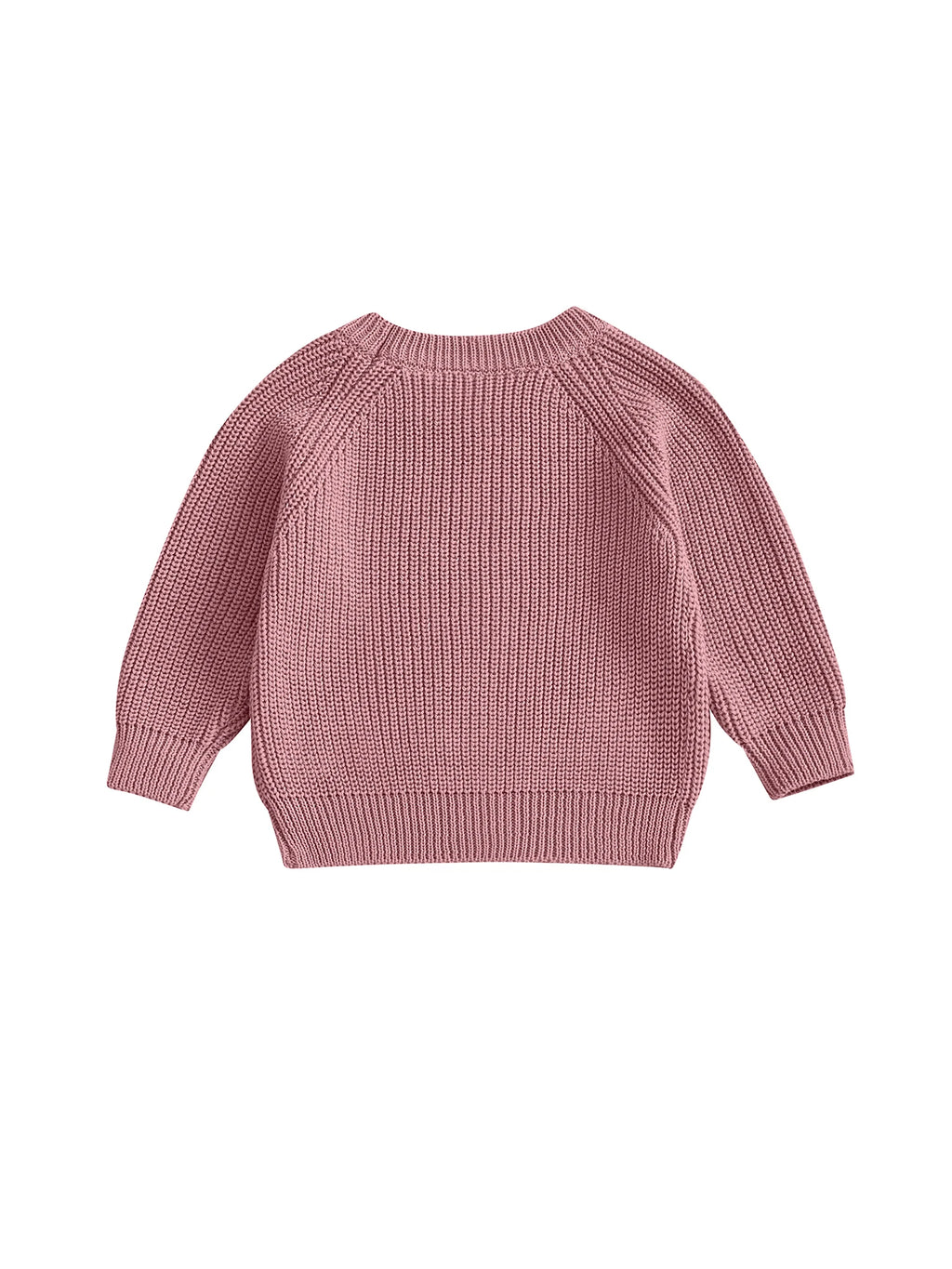 2025-05-08 Lioraitiin Toddler Baby Boys Girls Knit Sweaters Long Sleeve Round Neck Solid Color Pullover Fall Tops