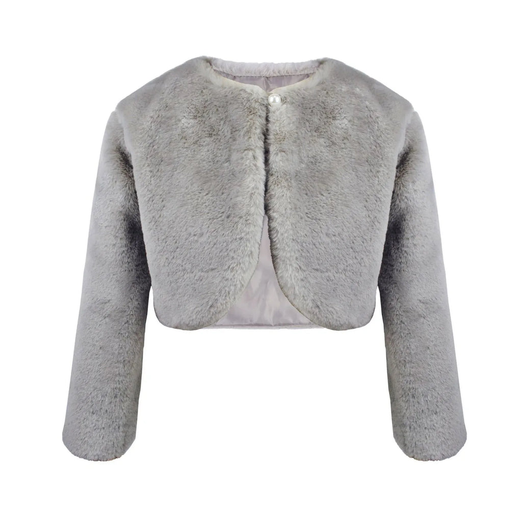 Coat of Many Colors Jacket Kids Girls Jacket Coat Toddler Kids Dressy Cardigan Fleece Fuzzy Bolero Sh Rug Long Coat Hooded Girls