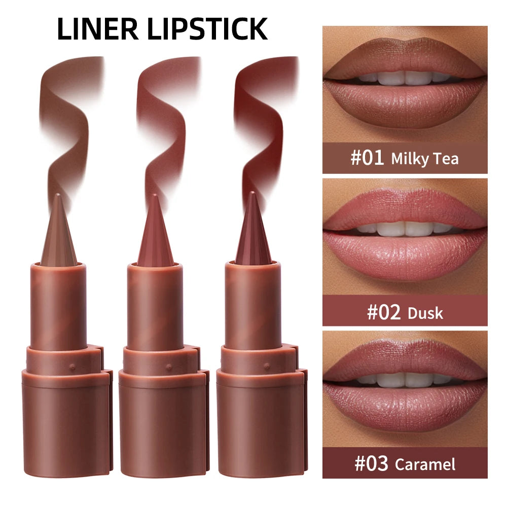 5-Shade Gradient Matte Lip Crayon set