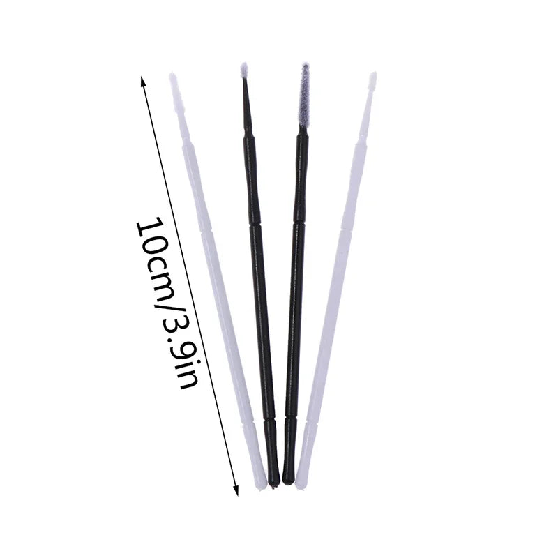 100Pcs Disposable Micro Brush Applicator For Eyelash Extension Mascara Household Salon Makeup Supply