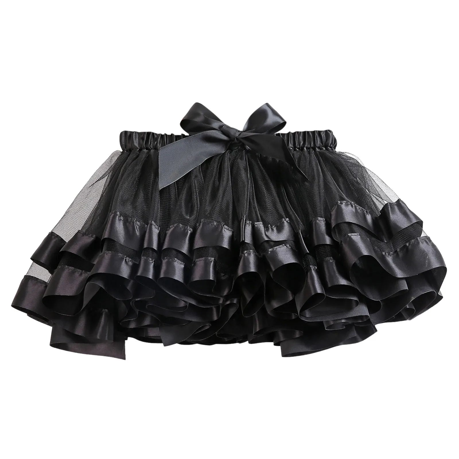 Pageant Dresses for Toddler Girls Children's Colorful Skirt Lined Skirt Mesh Half Bodycon Solid 9 Years Girl Dress