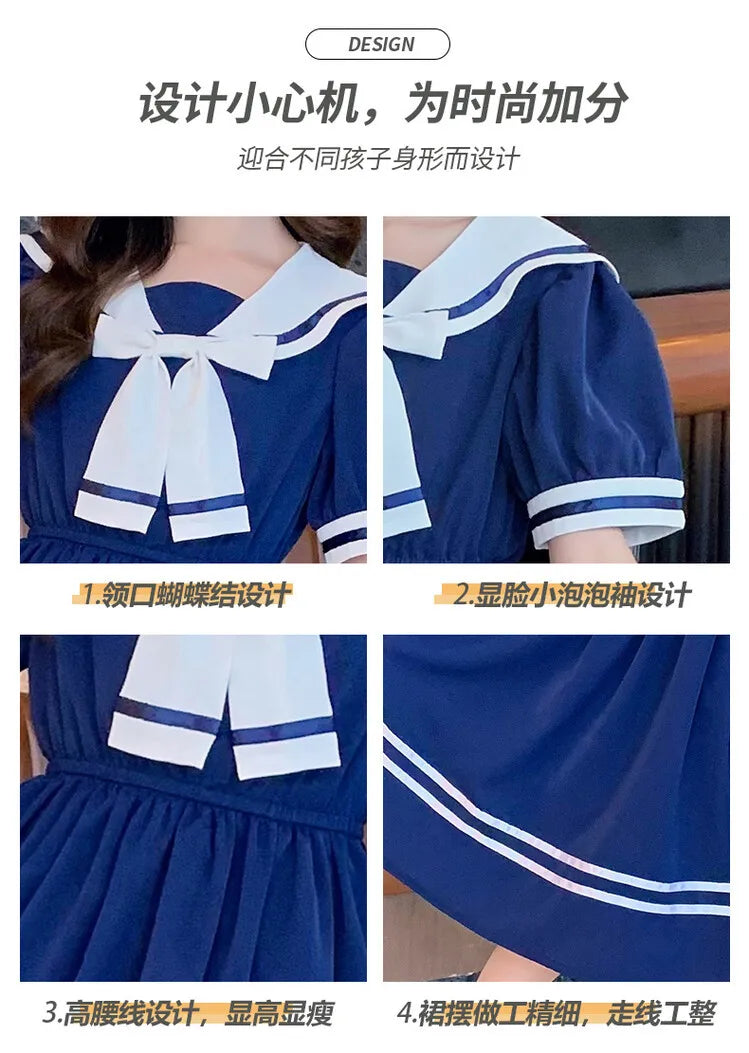 Girls School Dress Summer Dresses for Kids Costume Preppy Style School Teenagers Children Clothes Vestidos Dresses