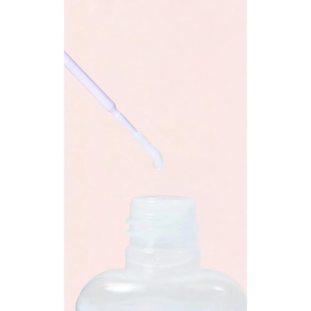 Micro tip makeup cleaning swab dipped in solution