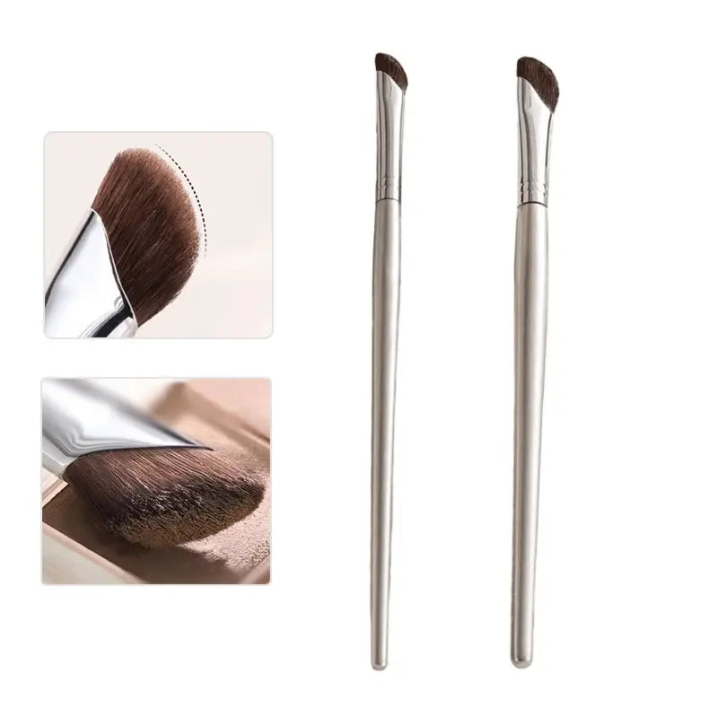 Precision Nose & Contour Shadow Brush applying powder