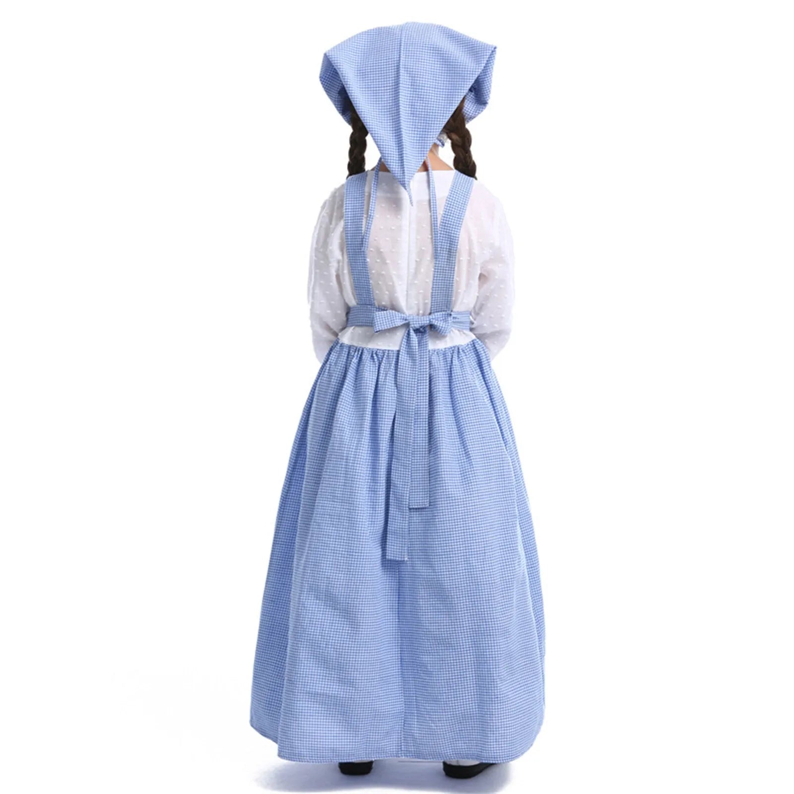 Baby Girl 5 Month Kids Child Girls Farm Costume Flower Shop Girl Dress Long Sleeve Plaid 3 Month Boy Dress Clothes