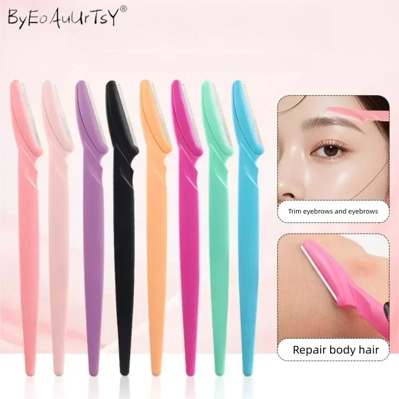 3pcs Eyebrow Trimmer Makeup Tools Safe Eye Brow Razor Face Body Hair Removal Shaver Blades Woman Eyelash Eyebrows Shaping Knife