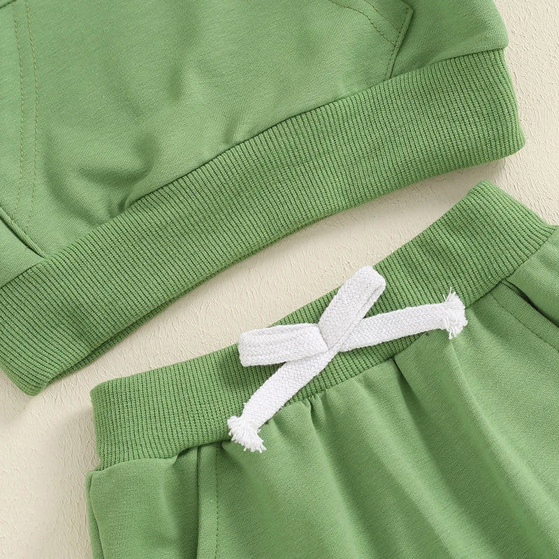 2024-05-27 Lioraitiin Toddler Boy Dinosaur Outfits, Contrast Color Long Sleeve Hoodie Elastic Waist Pants 2 Piece Set for Fall