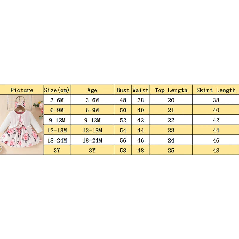 2024-05-27 Lioraitiin Toddler Girls Outfits Floral A-Line Sleeveless Dress Long Sleeves Jacket and Headband for Summer Clothes