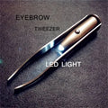 LED Light Precision Eyebrow Tweezer