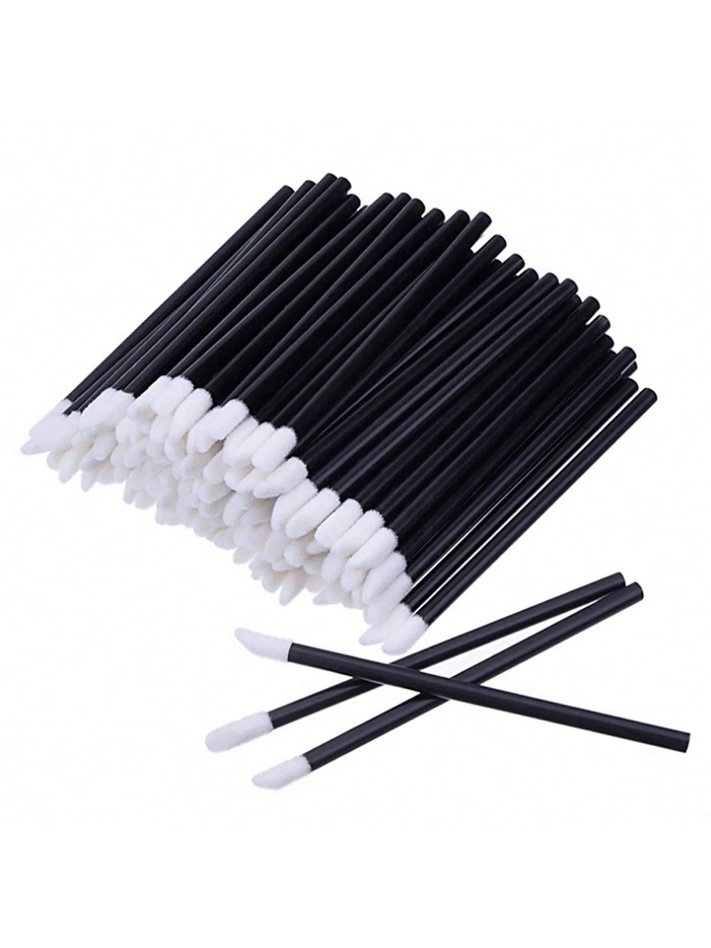 100pcs/Set Disposable Lip Brushes, Makeup Applicator Wands For Lipstick, Lip Gloss, Cosmetic Beauty Tools Kit,Giveaways