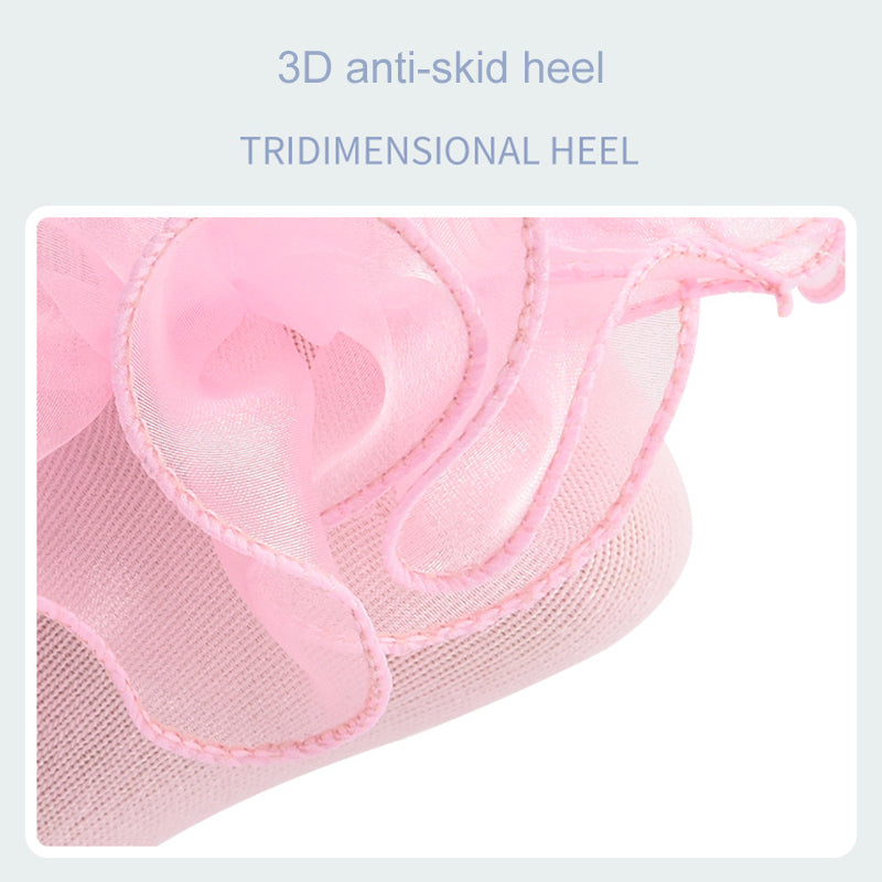 Pudcoco Toddler Kids Baby Girls Ruffle Socks Soft Double Lace Frilly Socks Princess Ankle Socks Kids Cute Socks 1-10Y