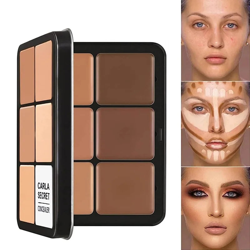 12 Color concealer Palette Matte Phosphor Outline Makeup Palette Cream foundation make-up Makeup Face Repair